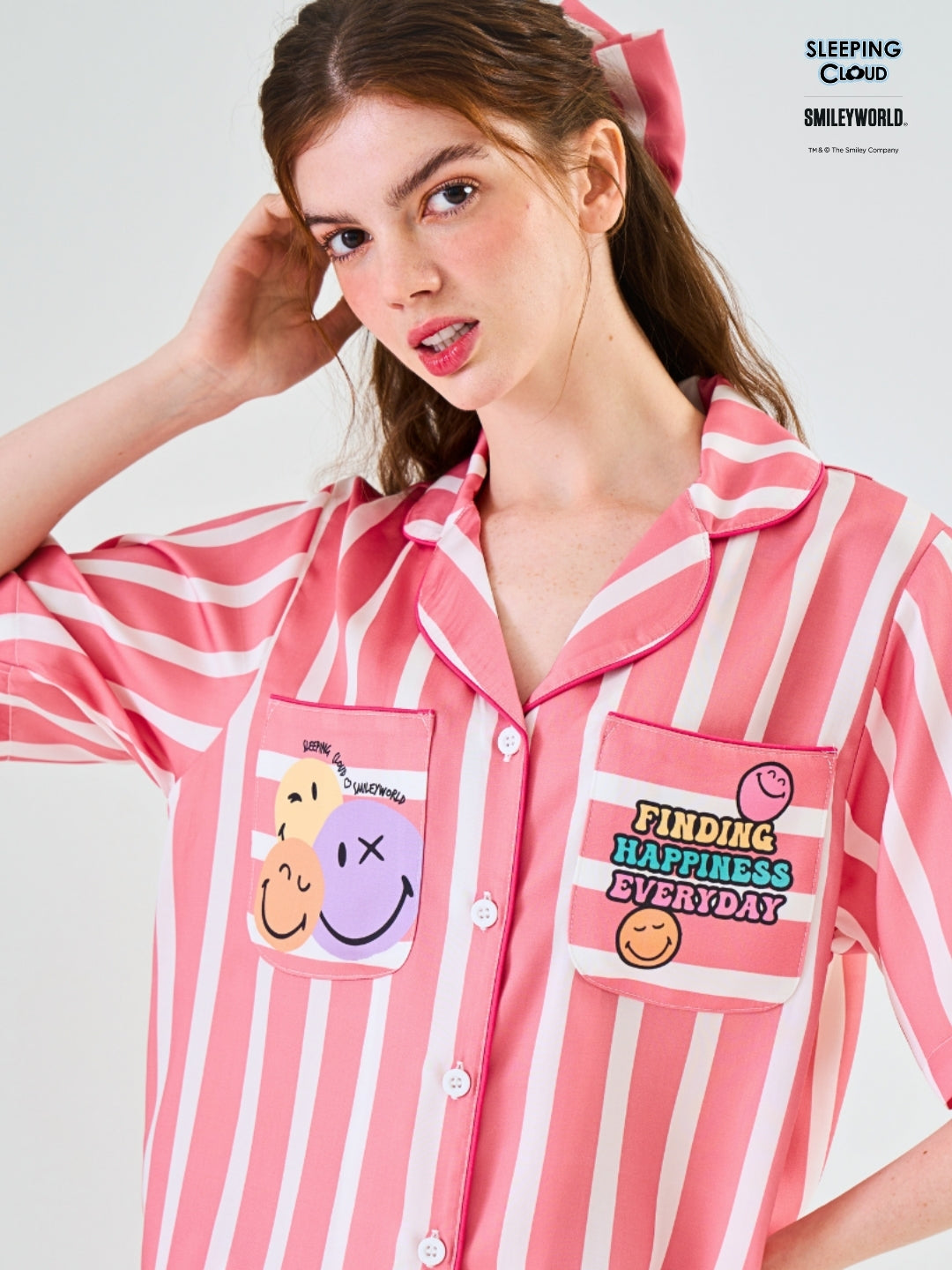 Smiley World Collection - Red Sunday (Short Sleeves + Pants Set)