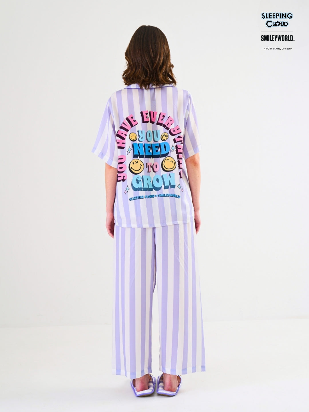 Smiley World Collection - Purple Saturday (Short Sleeves + Pants Set)