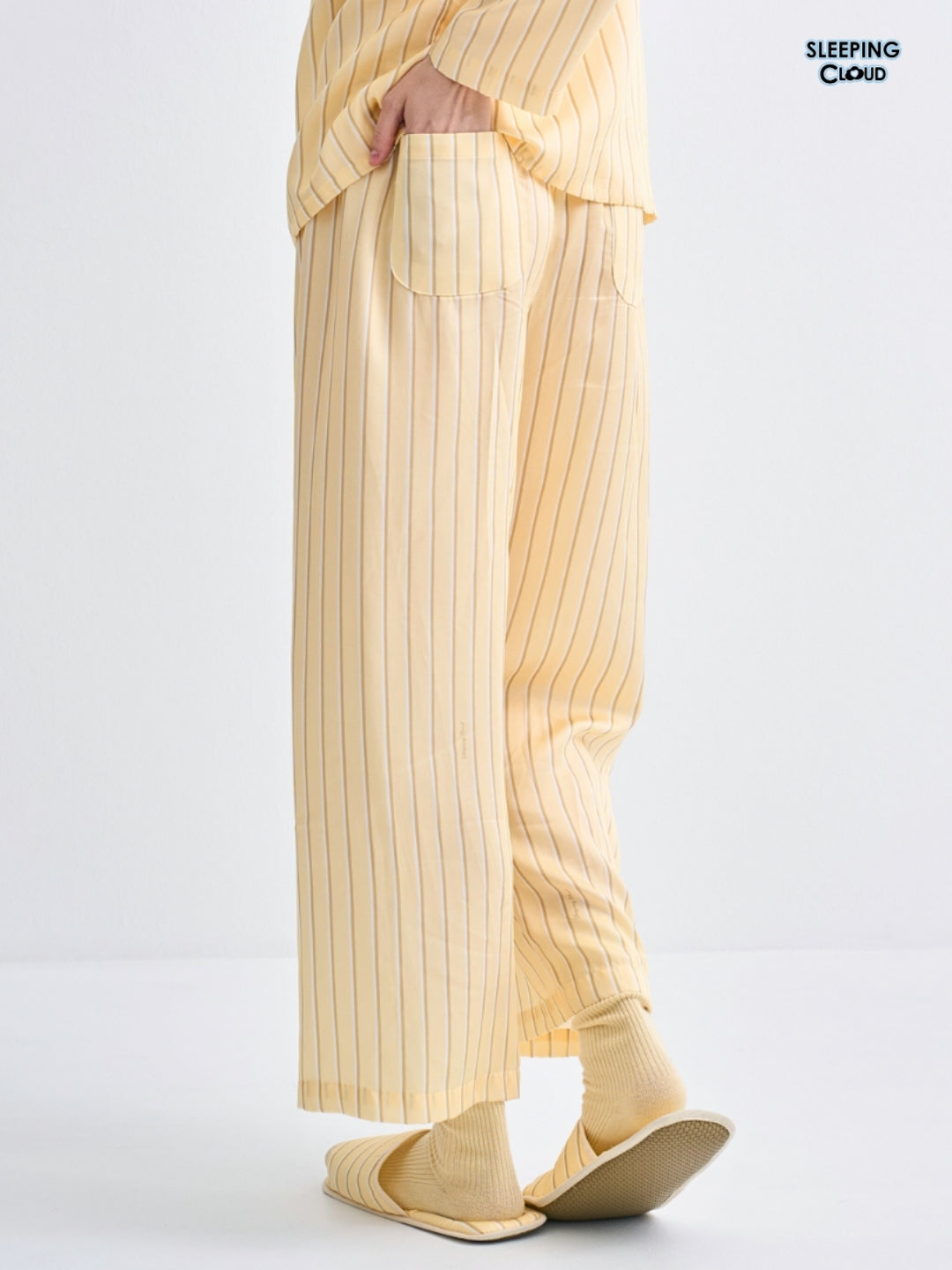 Make Up Your Day Collection - Yellow Monday (Long Sleeves + Pants Set)