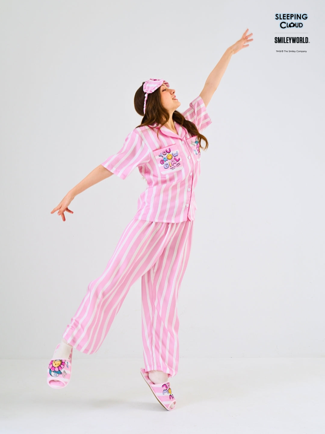 Smiley World Collection - Pink Tuesday (Short Sleeves + Pants Set)
