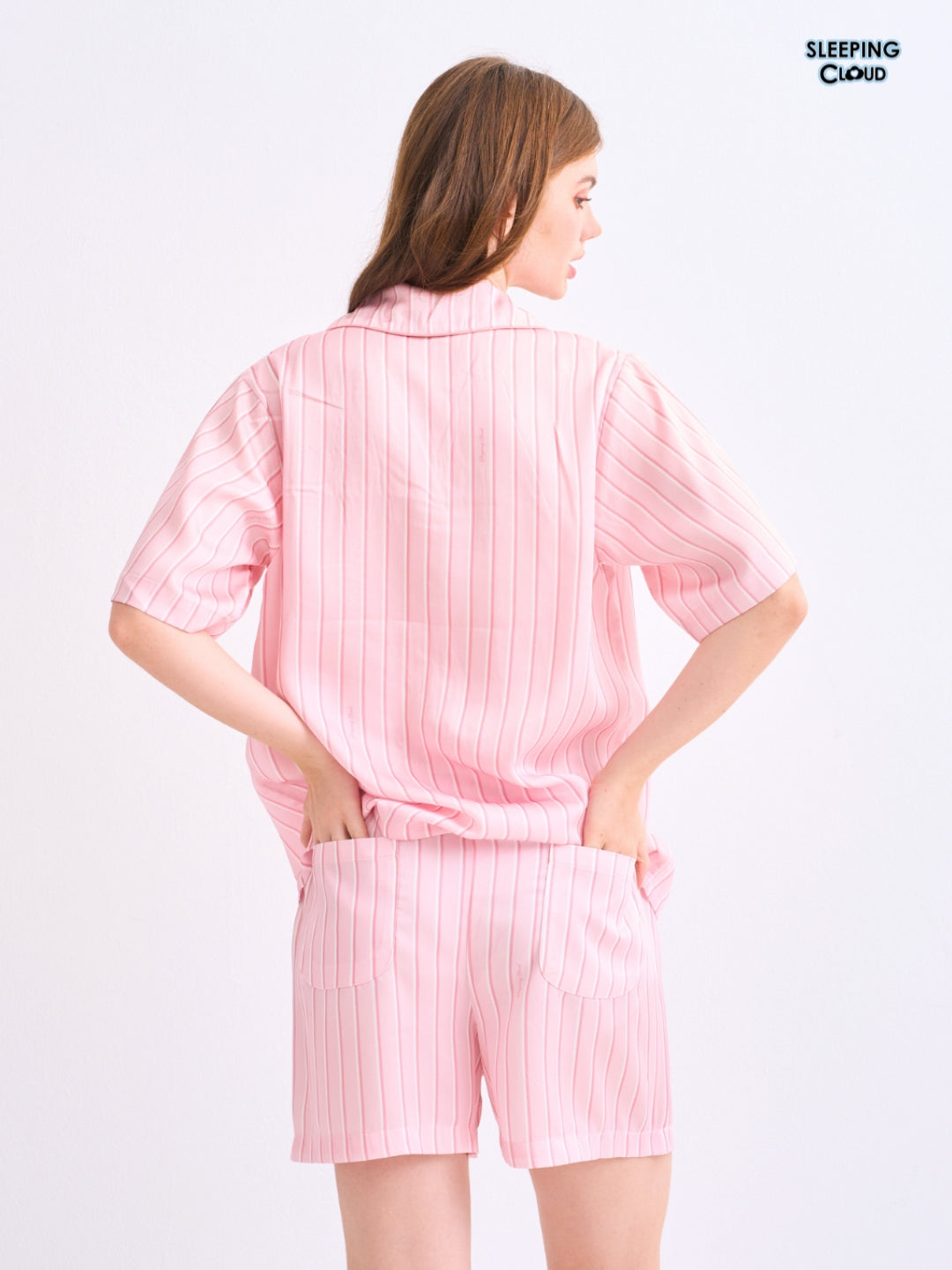 Make Up Your Day Collection - Pink Tuesday (Short Sleeves + Shorts Set)