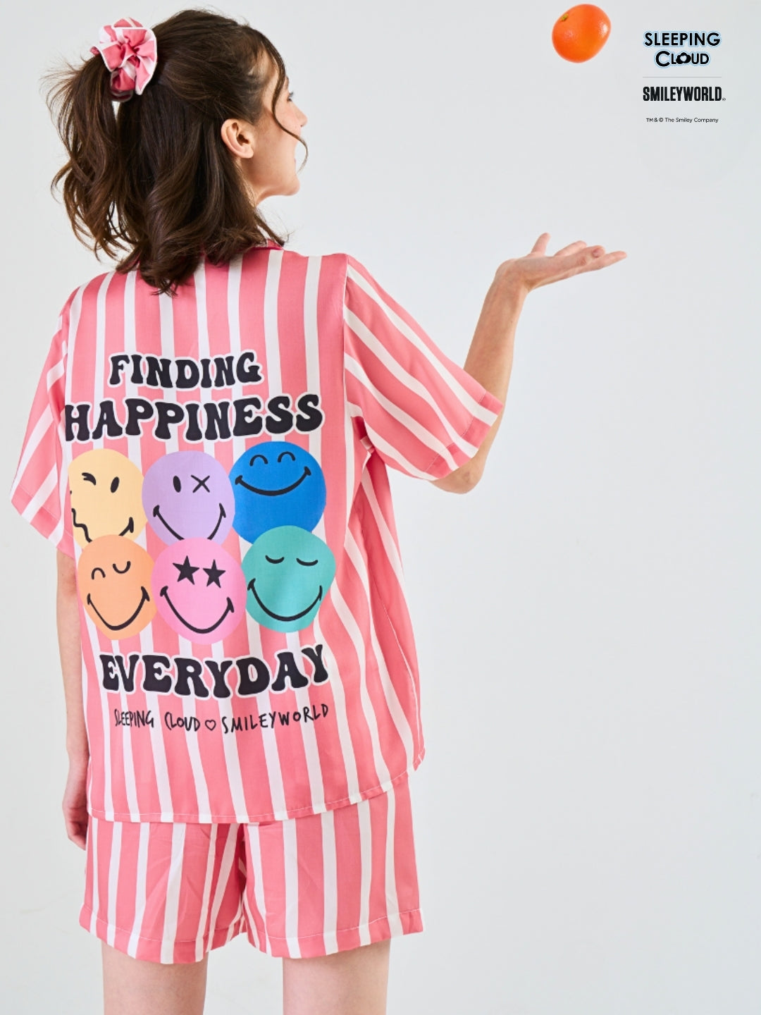 Smiley World Collection - Red Sunday (Short Sleeves + Shorts Set)