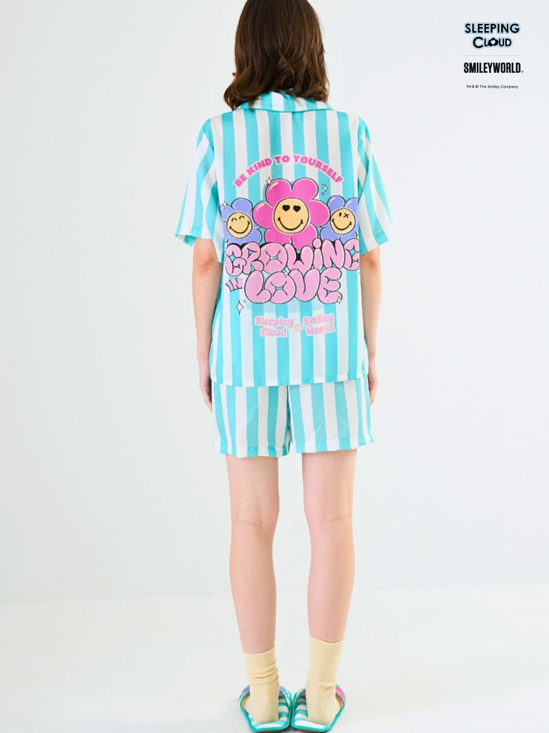 Smiley World Collection - Teal Wednesday (Short Sleeves + Shorts Set)