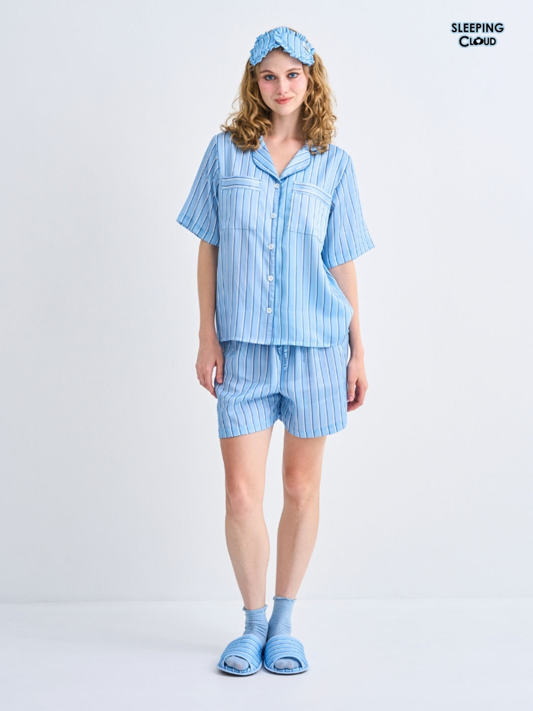 Make Up Your Day Collection - Blue Friday (Short Sleeves + Shorts Set)