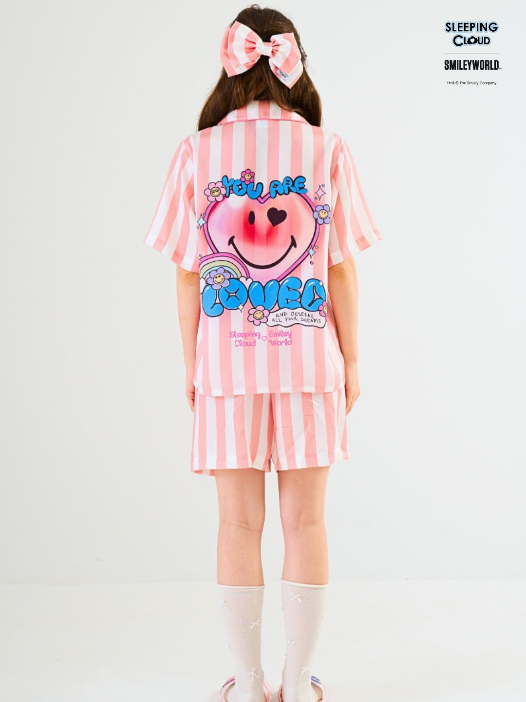 Smiley World Collection - Orange Thursday (Short Sleeves + Shorts Set)