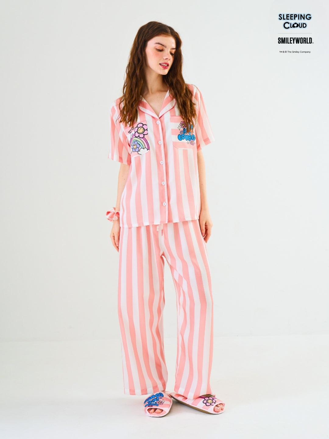 Smiley World Collection - Orange Thursday (Short Sleeves + Pants Set)