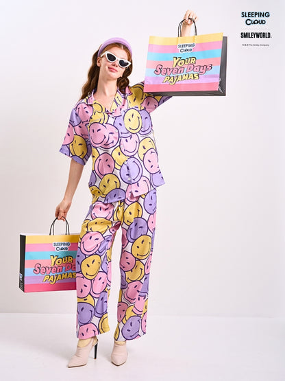 Candy Collection - Purple (Short Sleeves + Pants Set)