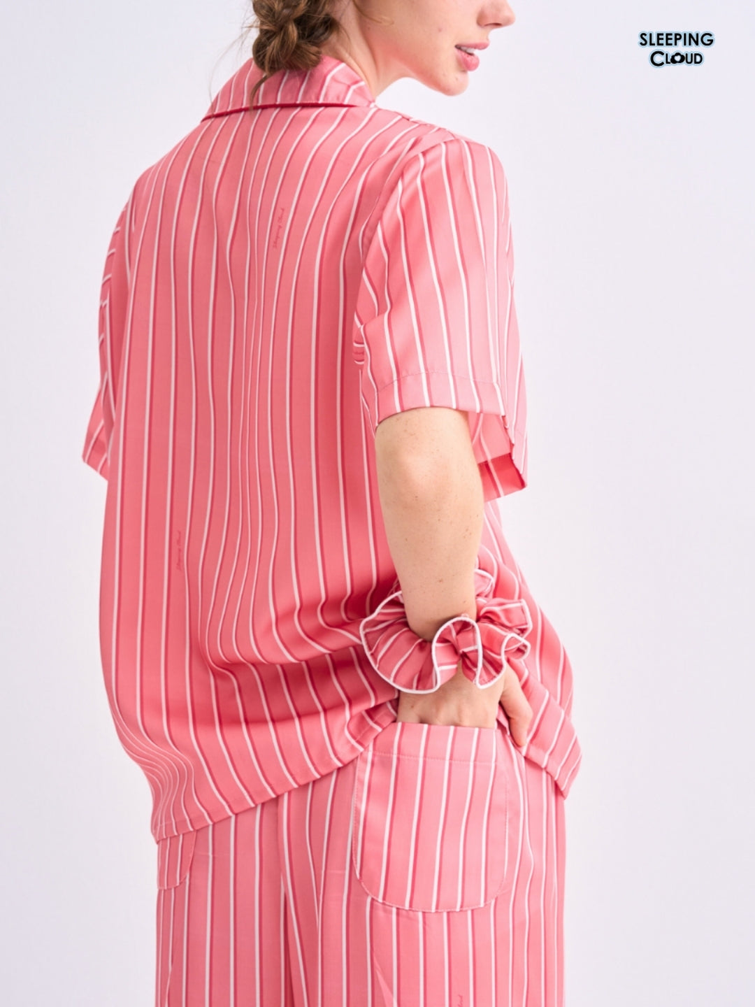 Make Up Your Day Collection - Red Sunday (Short Sleeves + Pants Set)