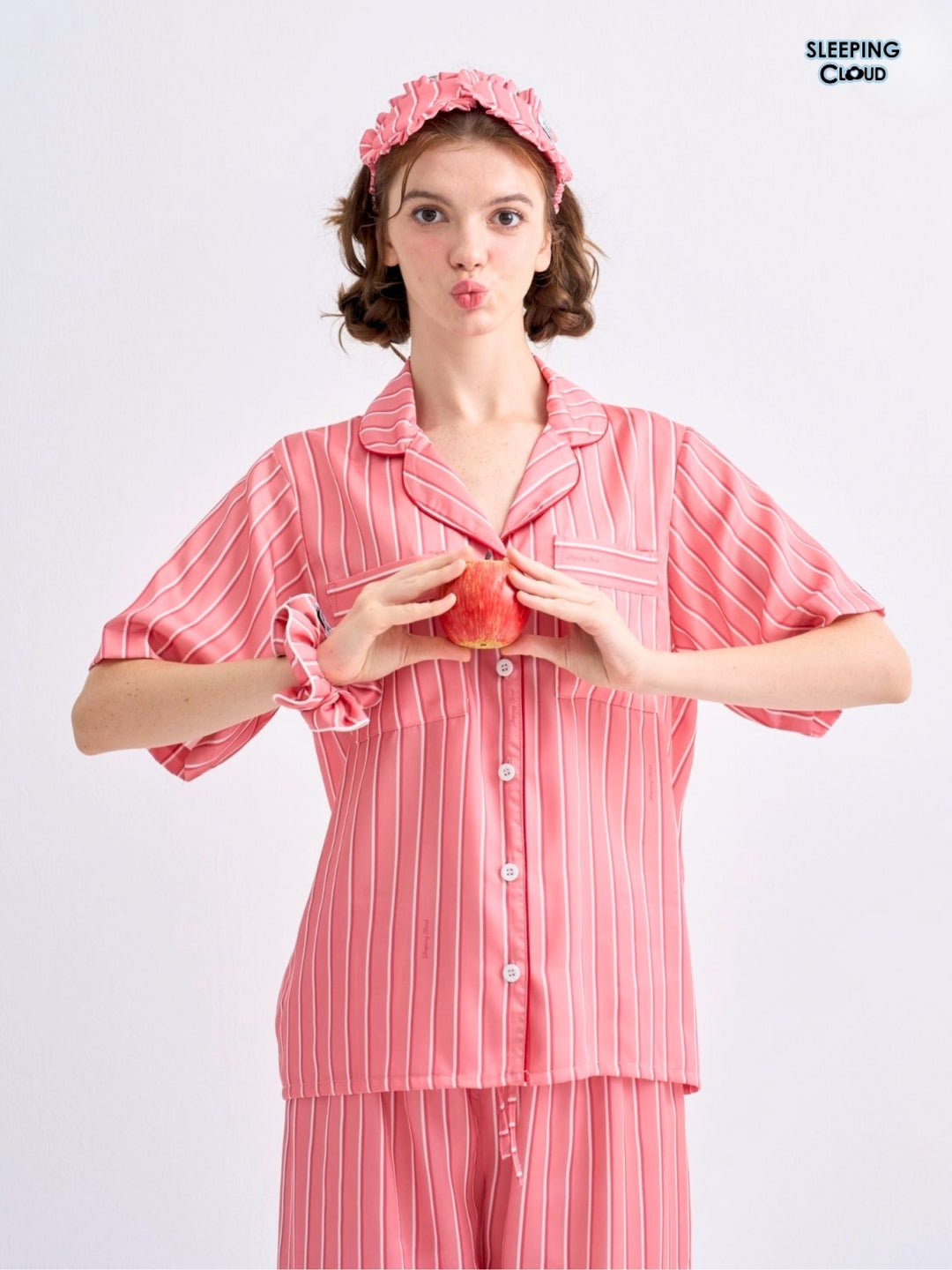 Make Up Your Day Collection - Red Sunday (Short Sleeves + Pants Set)