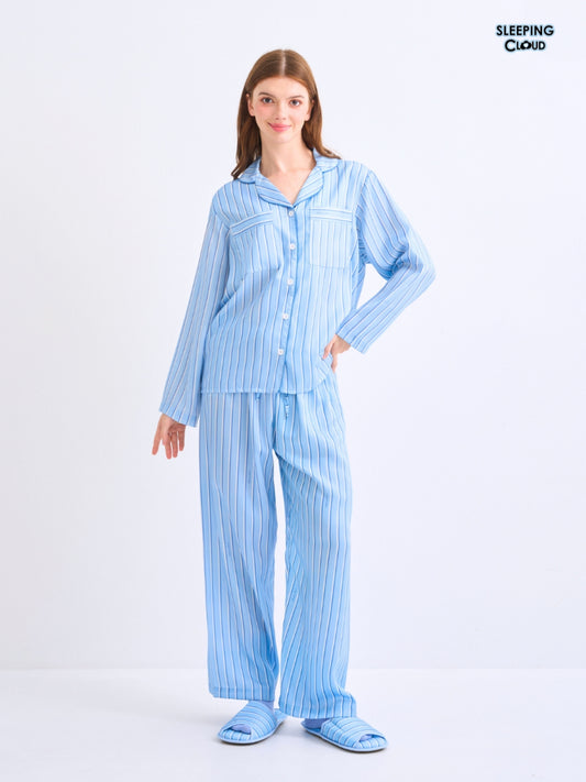 Make Up Your Day Collection - Blue Friday (Long Sleeves + Pants Set)