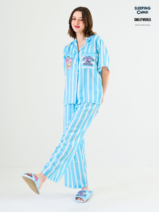Smiley World Collection - Blue Friday (Short Sleeves + Pants Set)