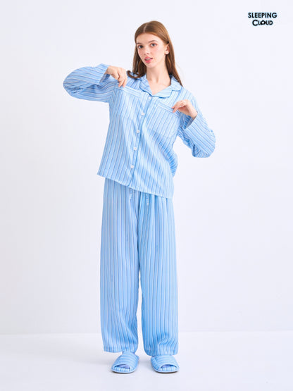 Make Up Your Day Collection - Blue Friday (Long Sleeves + Pants Set)