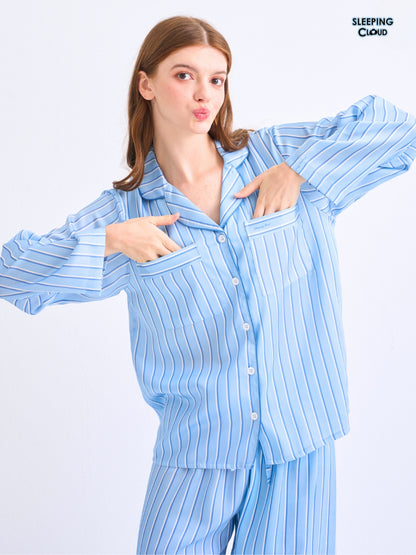 Make Up Your Day Collection - Blue Friday (Long Sleeves + Pants Set)