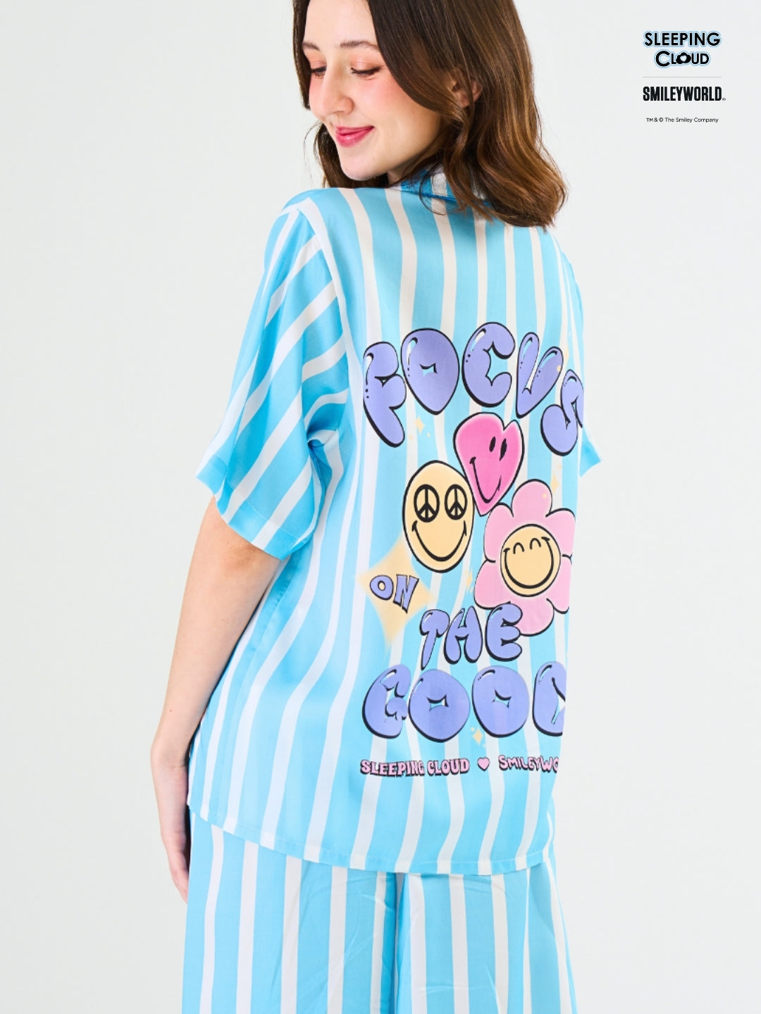 Smiley World Collection - Blue Friday (Short Sleeves + Pants Set)