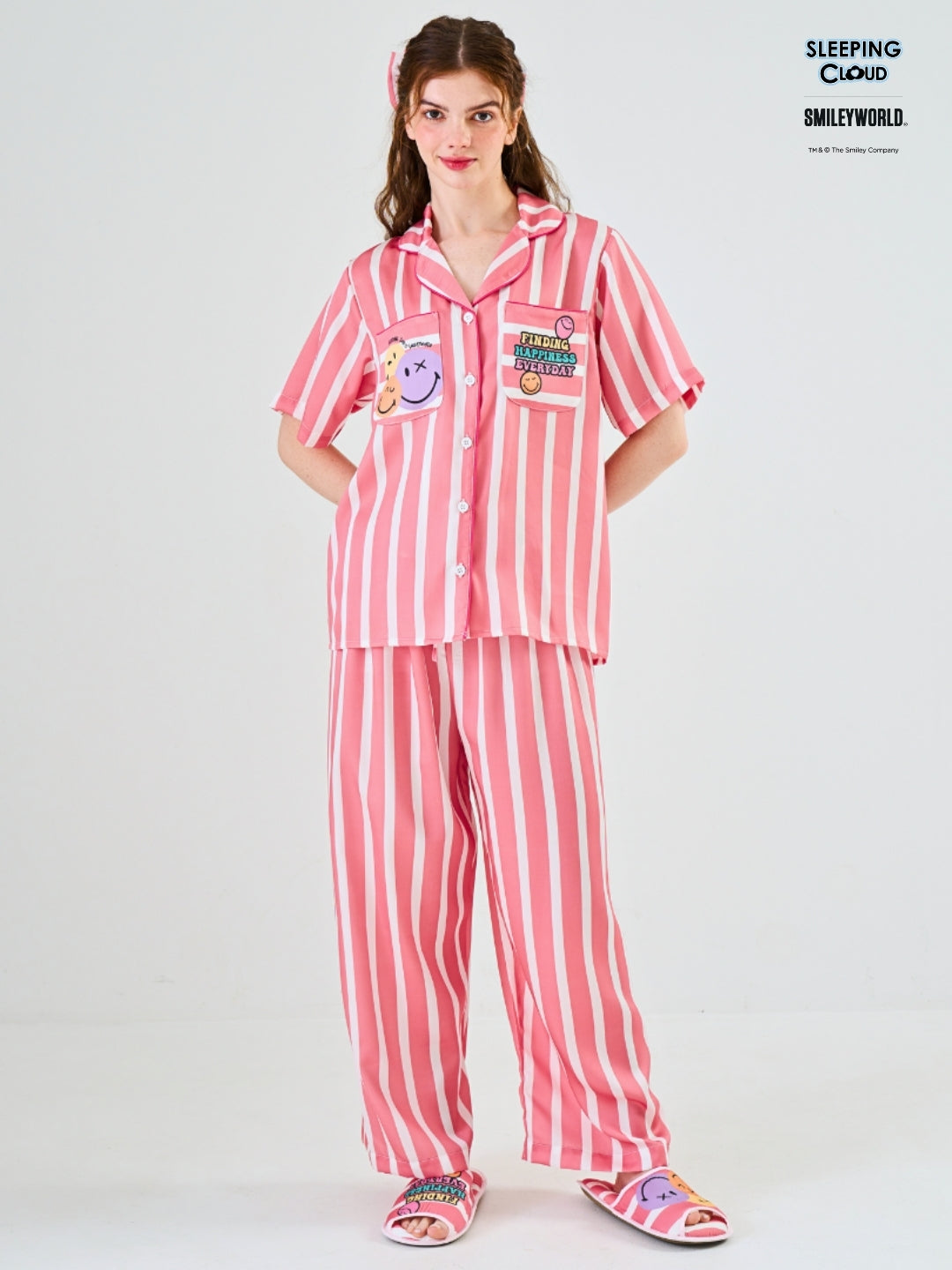 Smiley World Collection - Red Sunday (Short Sleeves + Pants Set)