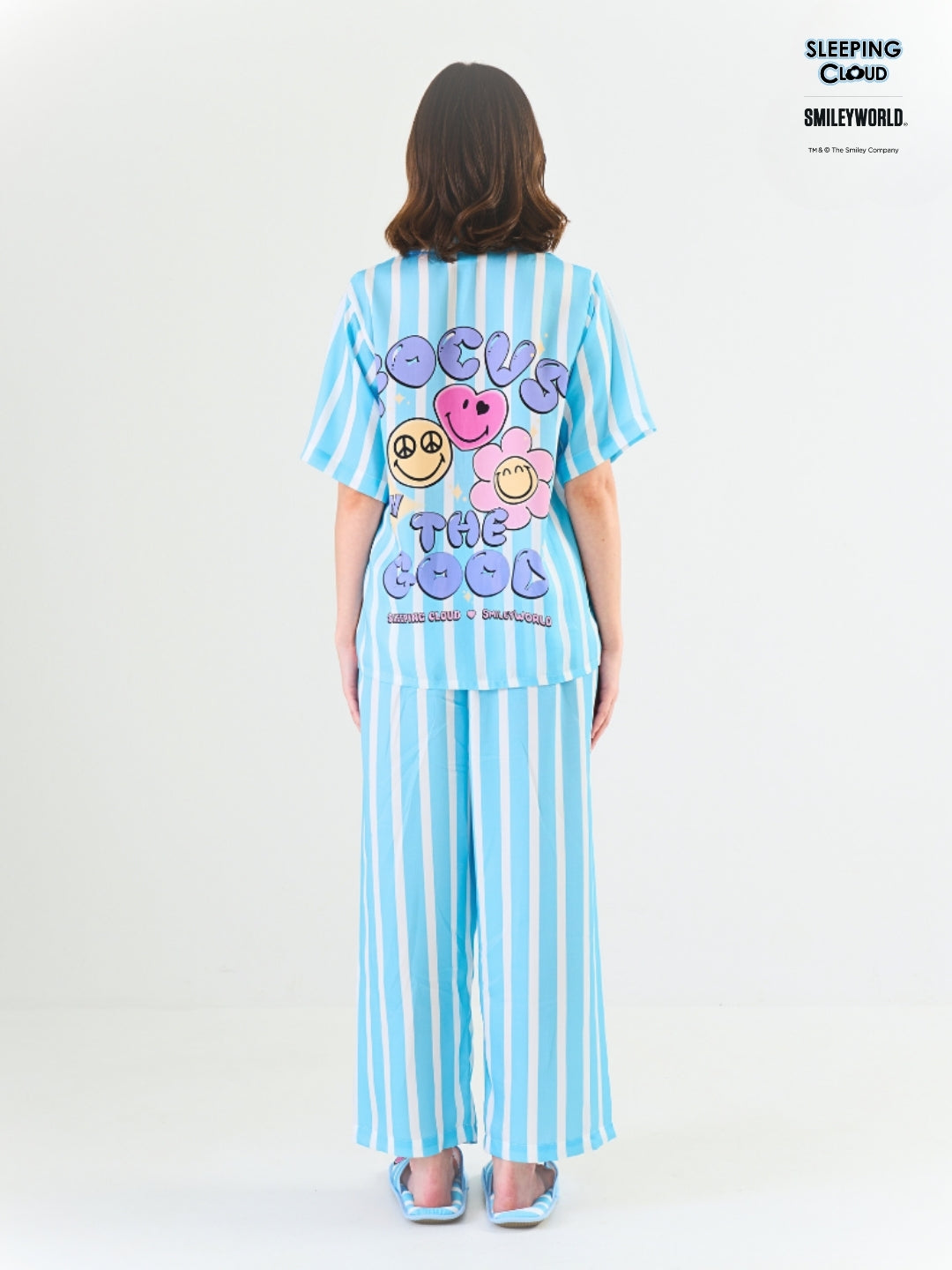 Smiley World Collection - Blue Friday (Short Sleeves + Pants Set)