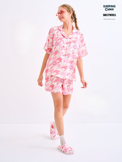 Shinori Collection - Pink (Short Sleeves + Shorts Set)