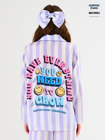 Smiley World Collection - Purple Saturday (Long Sleeves + Pants Set)