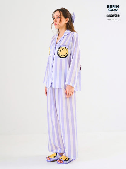 Smiley World Collection - Purple Saturday (Long Sleeves + Pants Set)