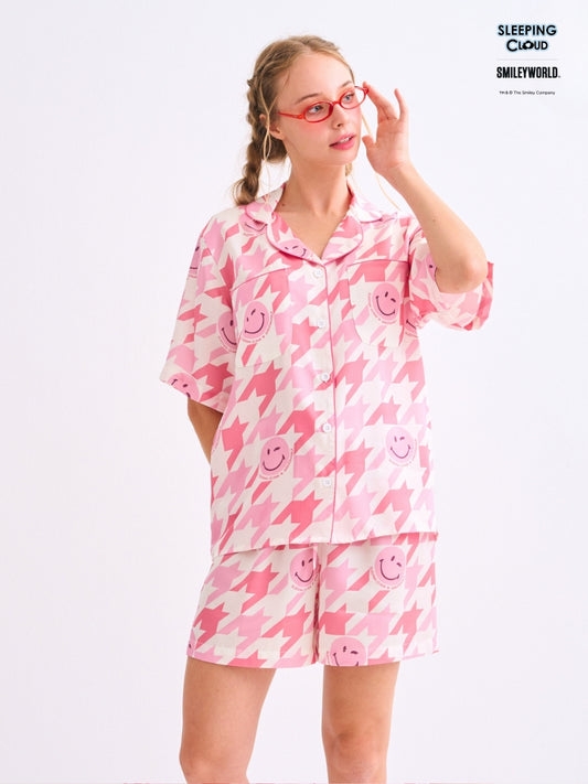 Shinori Collection - Pink (Short Sleeves + Shorts Set)