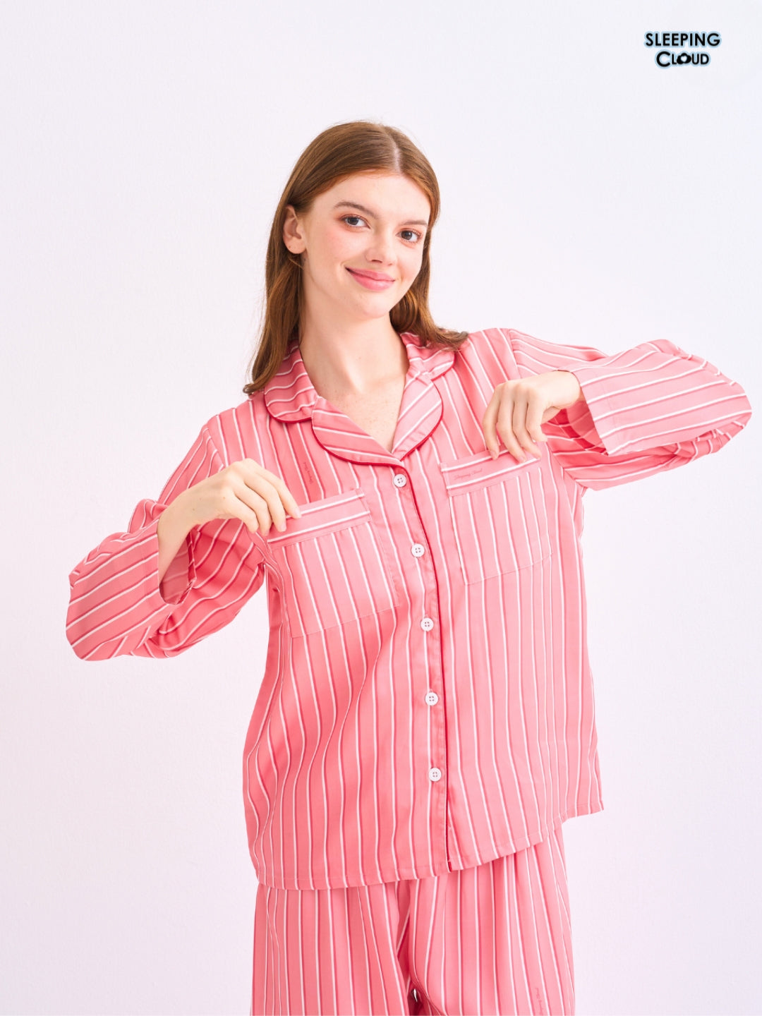 Make Up Your Day Collection - Red Sunday (Long Sleeves + Pants Set)