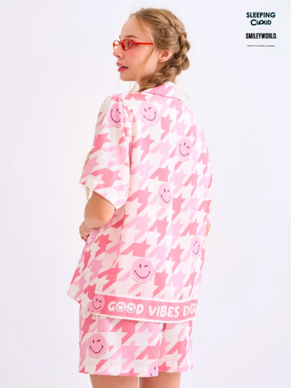 Shinori Collection - Pink (Short Sleeves + Shorts Set)