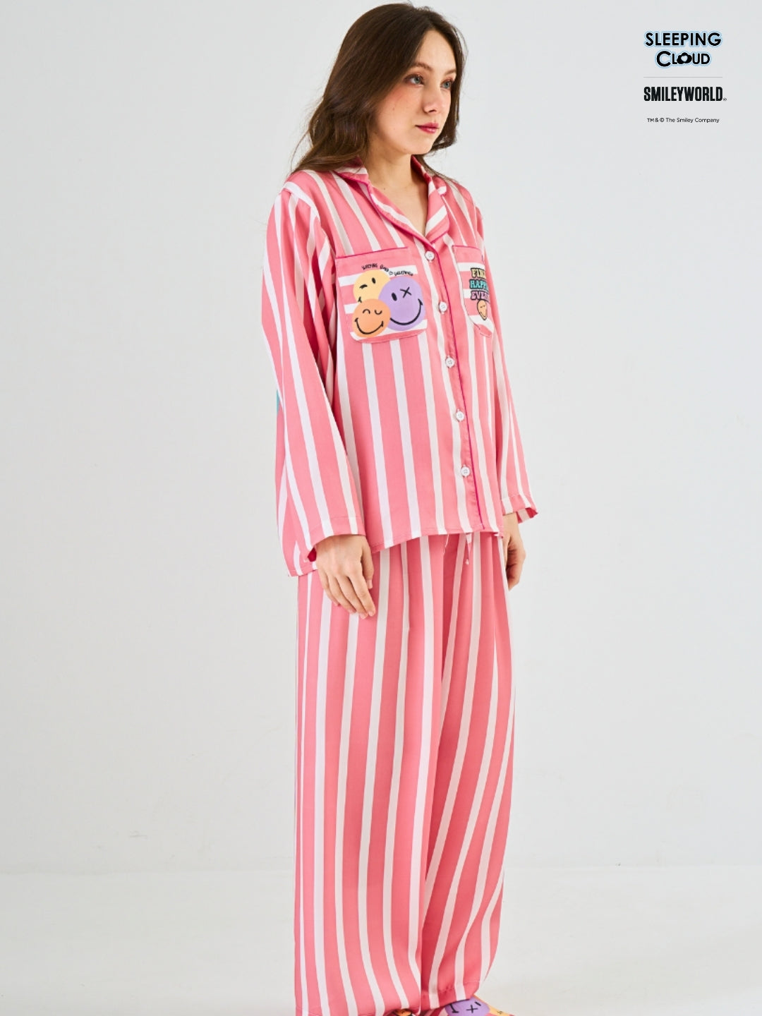 Smiley World Collection - Red Sunday (Long Sleeves + Pants Set)