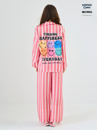 Smiley World Collection - Red Sunday (Long Sleeves + Pants Set)