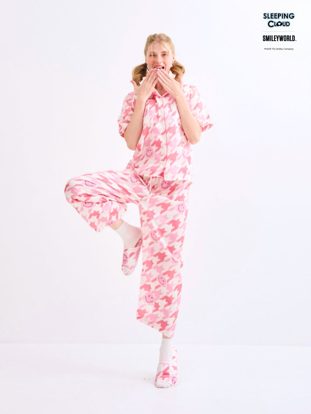 Shinori Collection - Pink (Short Sleeves + Pants Set)