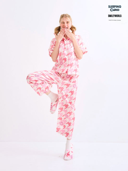 Shinori Collection - Pink (Short Sleeves + Pants Set)