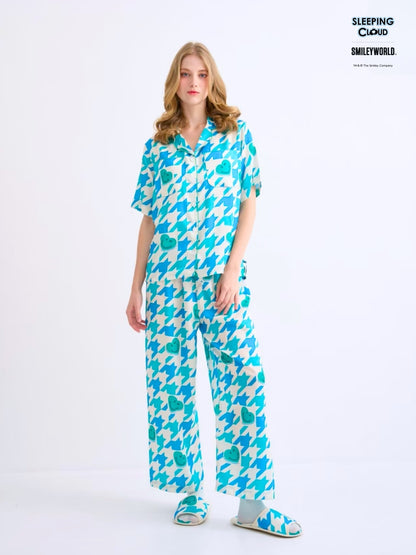 Shinori Collection - Teal (Short Sleeves + Pants Set)