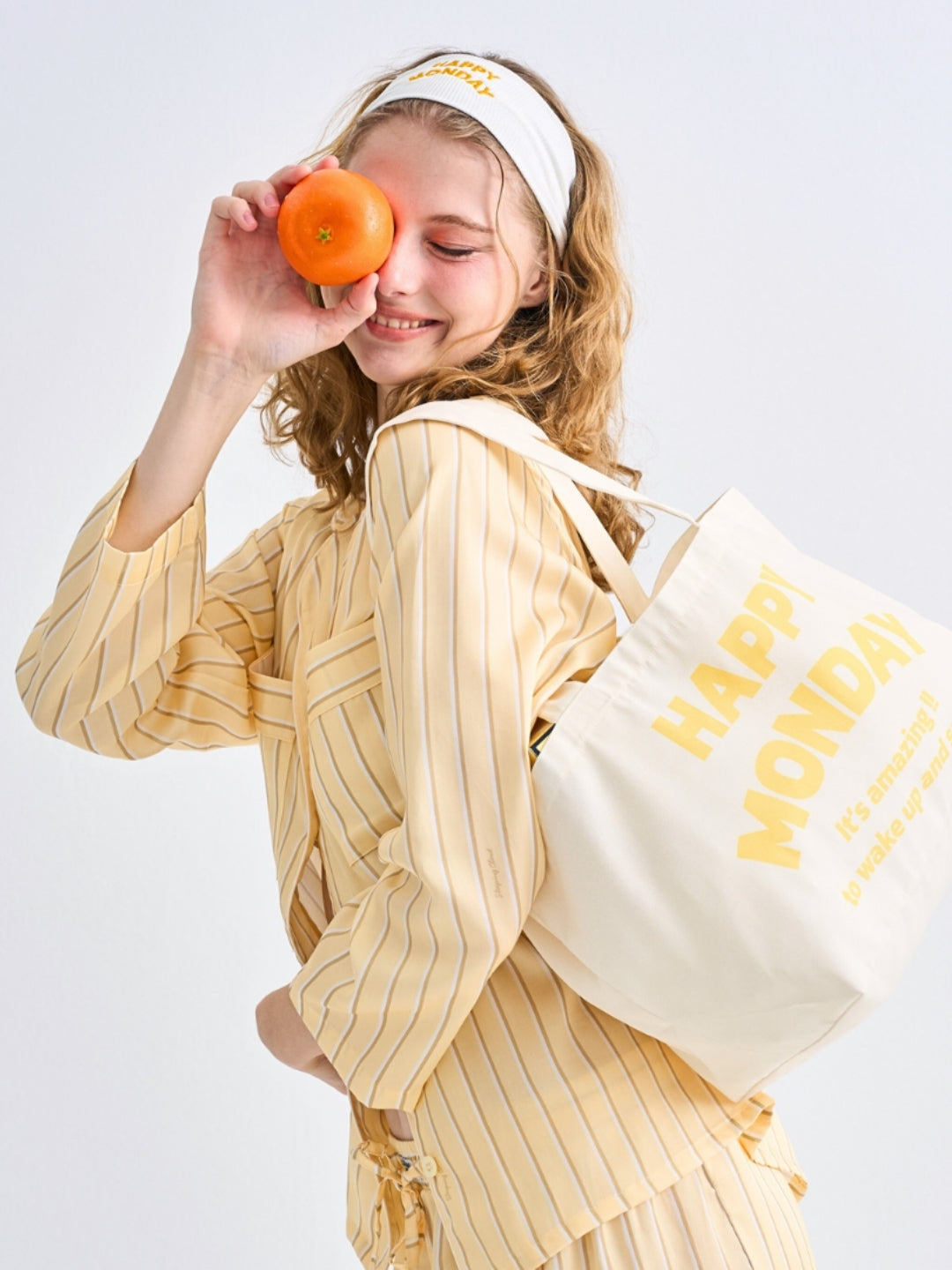 Make Up Your Day Collection - Yellow Monday (Long Sleeves + Pants Set)