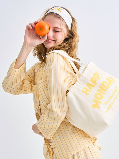 Make Up Your Day Collection - Yellow Monday (Long Sleeves + Pants Set)