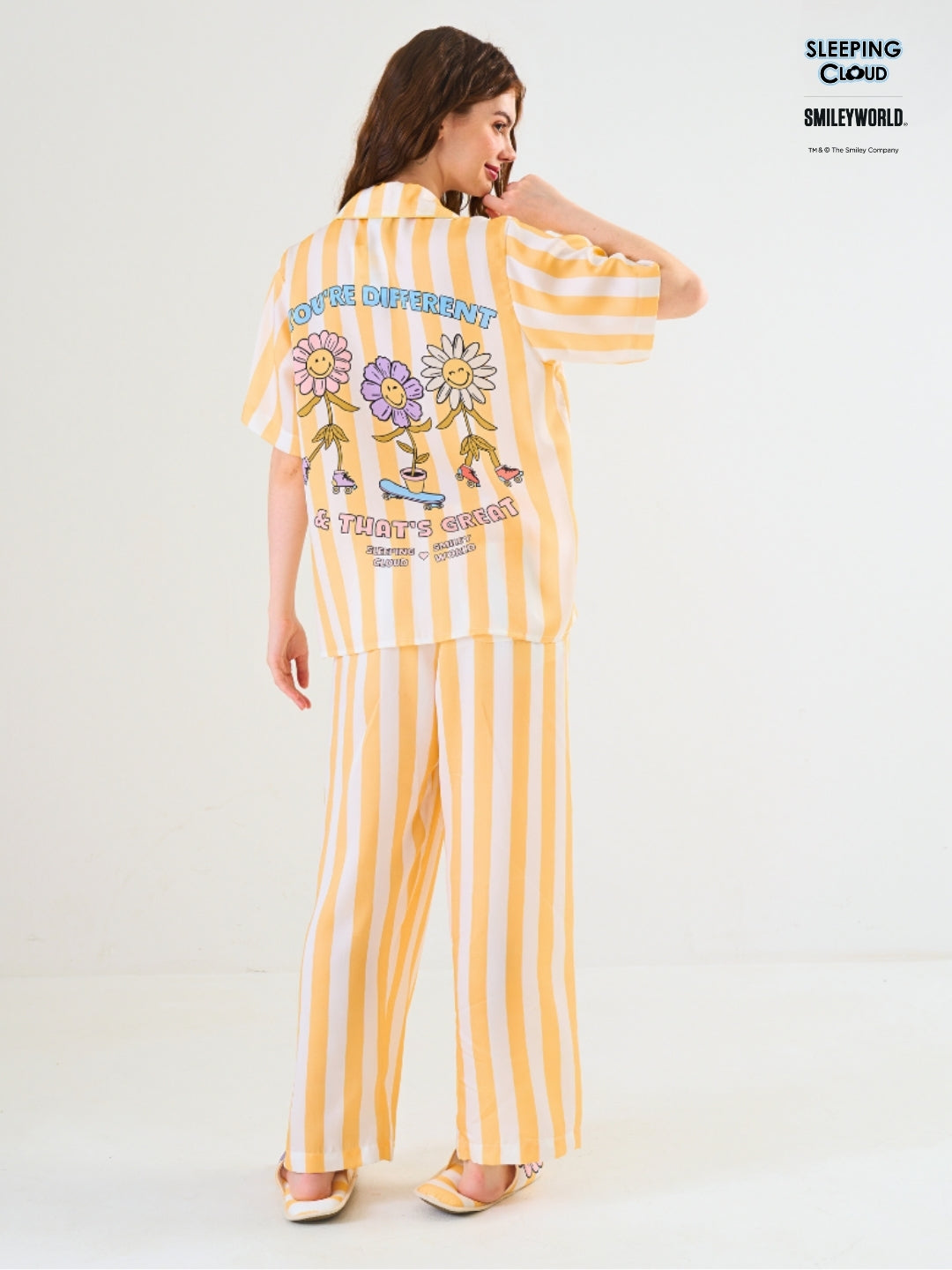 Smiley World Collection - Yellow Monday (Short Sleeves + Pants Set)