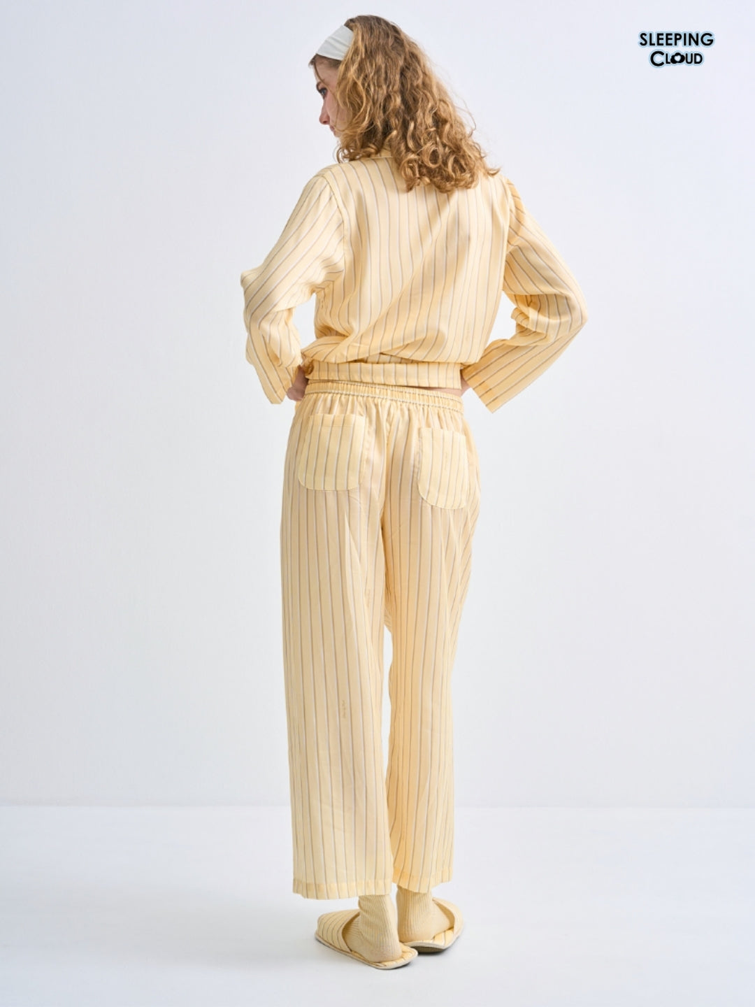 Make Up Your Day Collection - Yellow Monday (Long Sleeves + Pants Set)