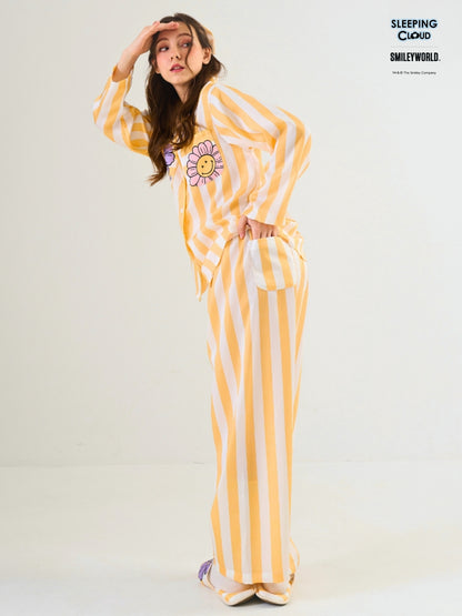 Smiley World Collection - Yellow Monday (Long Sleeves + Pants Set)