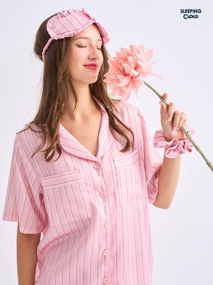 Make Up Your Day Collection - Pink Tuesday (Short Sleeves + Pants Set)