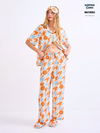 Shinori Collection - Orange (Short Sleeves + Pants Set)