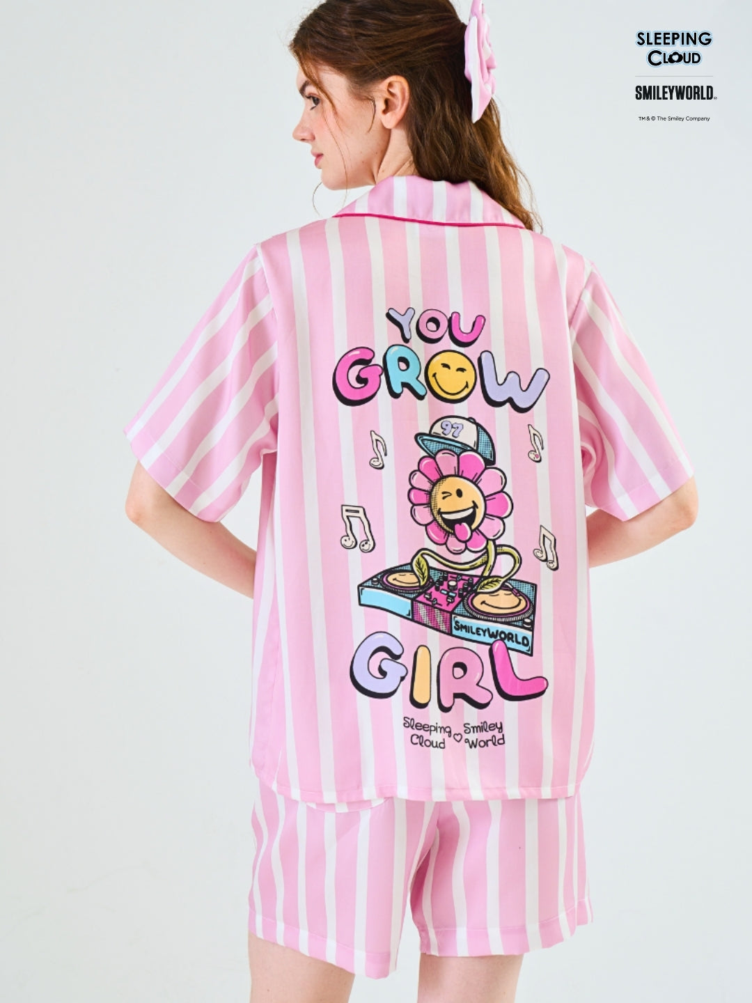 Smiley World Collection - Pink Tuesday (Short Sleeves + Shorts Set)