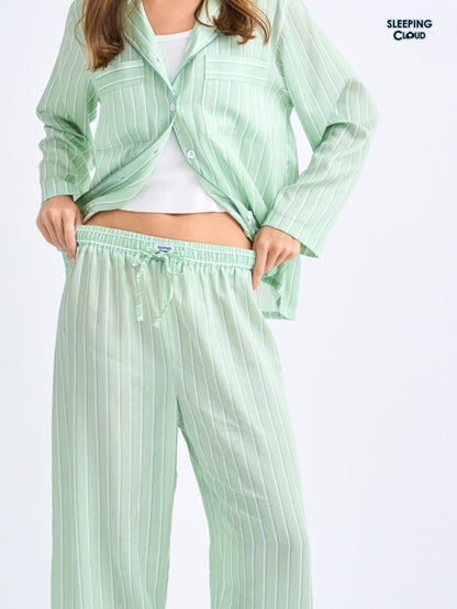 Make Up Your Day Collection - Green Wednesday (Long Sleeves + Pants Set)