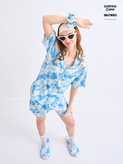 Shinori Collection - Blue (Short Sleeves + Shorts Set)