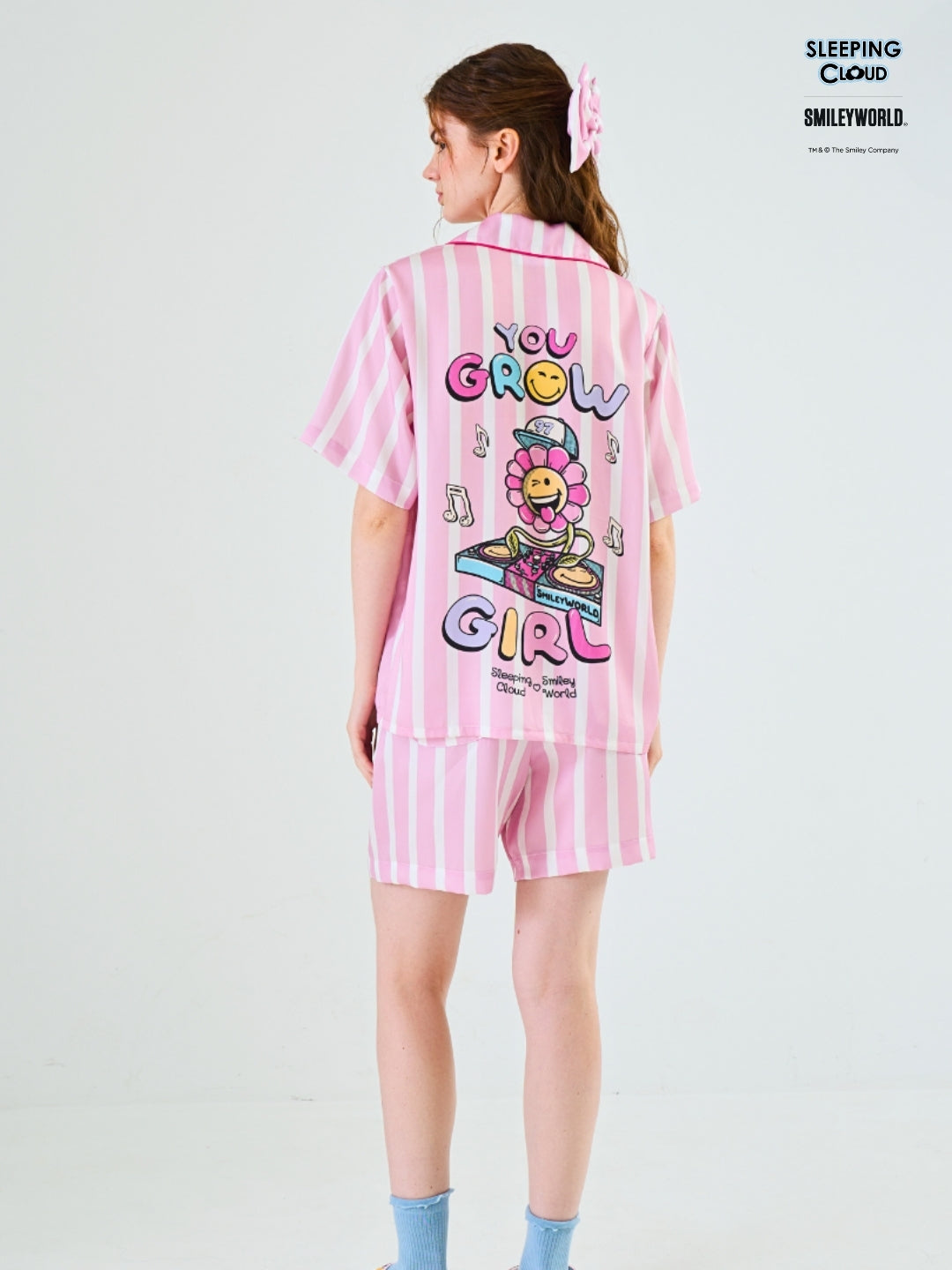 Smiley World Collection - Pink Tuesday (Short Sleeves + Shorts Set)