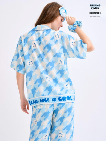 Shinori Collection - Blue (Short Sleeves + Pants Set)