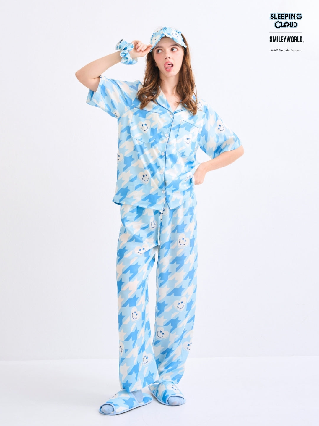 Shinori Collection - Blue (Short Sleeves + Pants Set)