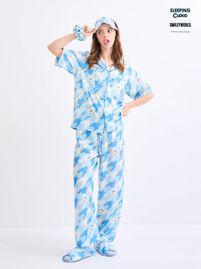 Shinori Collection - Blue (Short Sleeves + Pants Set)