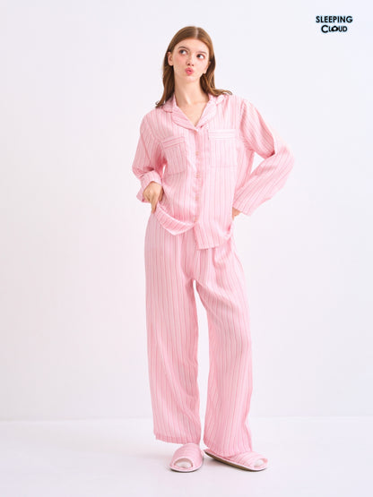 Make Up Your Day Collection - Pink Tuesday (Long Sleeves + Pants Set)