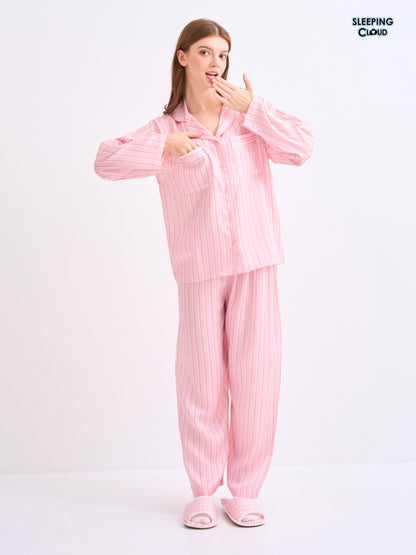 Make Up Your Day Collection - Pink Tuesday (Long Sleeves + Pants Set)