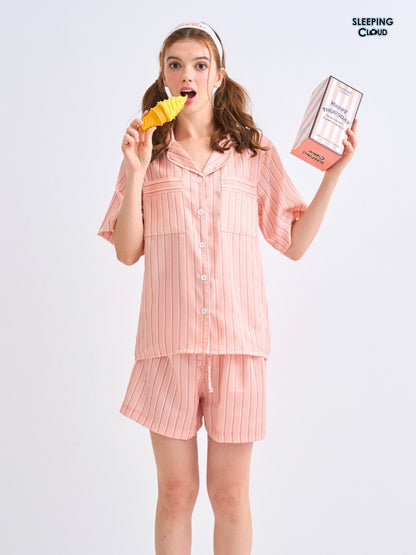 Make Up Your Day Collection - Orange Thursday (Short Sleeves + Shorts Set)