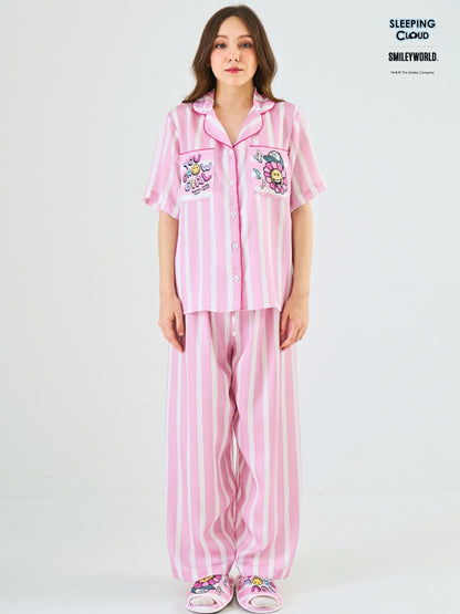Smiley World Collection - Pink Tuesday (Short Sleeves + Pants Set)