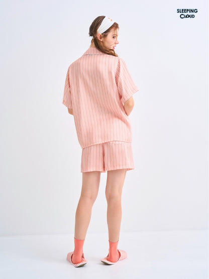 Make Up Your Day Collection - Orange Thursday (Short Sleeves + Shorts Set)